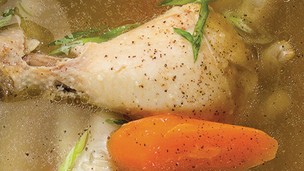 Рецепт на обед Суп с курицей и картофелем